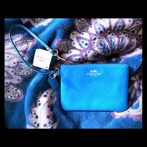 Coach Leather Small Wristlet